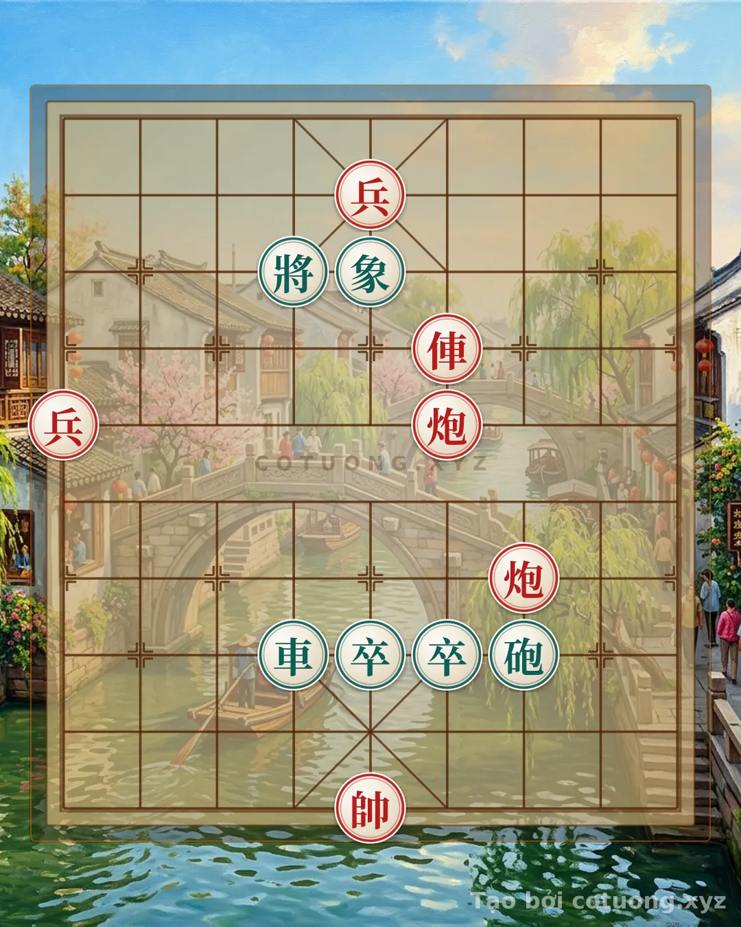 Challenge: Xiangqi Formation: Red Attacks, Black Defends - Basic Tactics for Beginners - Can you solve it?