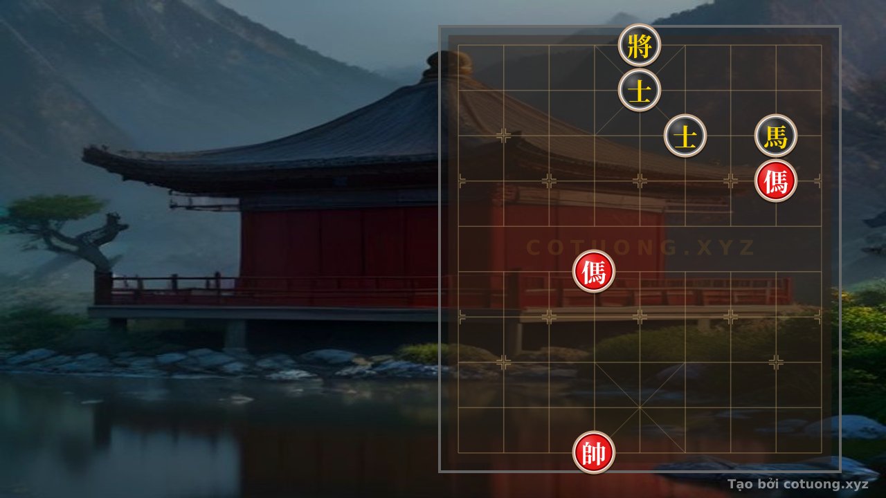 Thế cờ: Xiangqi Position ‘Red Horse Rushes – Black General Exposed’: The Secret of ‘Double Horse Interlocking’ and How to Break the ‘Iron Defense’ — Cờ Tướng Online