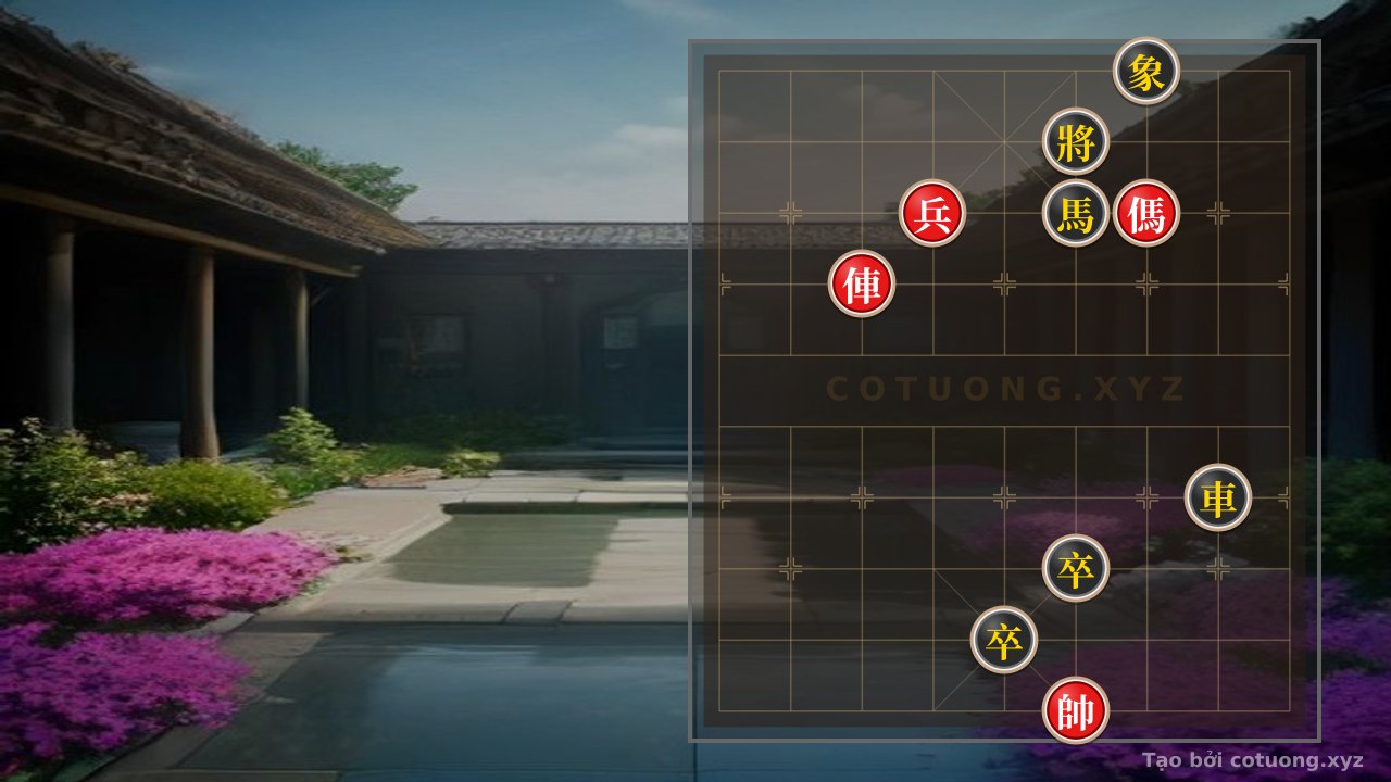 Thế cờ: Masterstroke Breakthrough: The Red's Final Move to Checkmate the Black General — Cờ Tướng Online