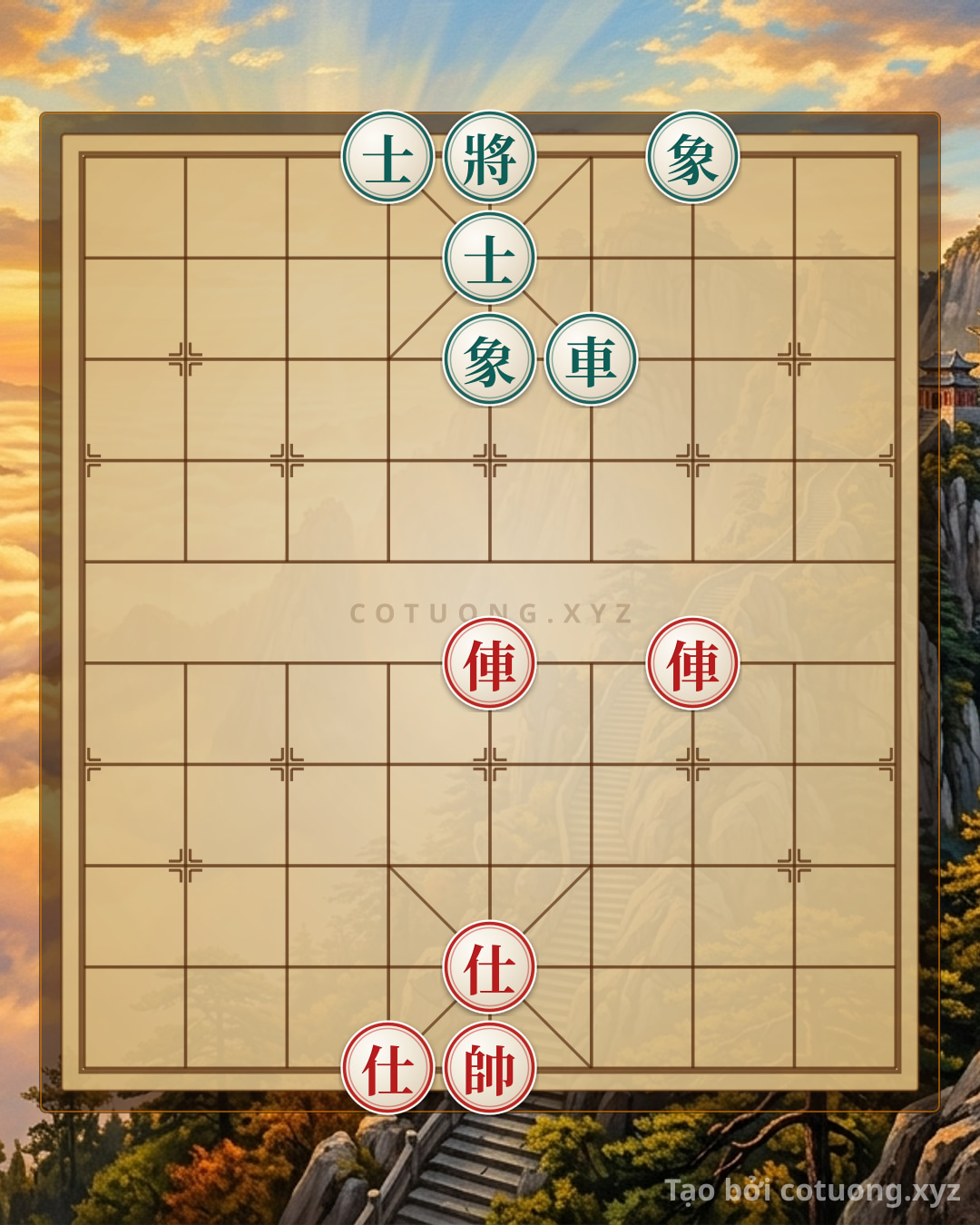 Challenge: Xiangqi: Red's Tactical Execution with Two Chariots Against Black's Double Elephants - Can you solve it?