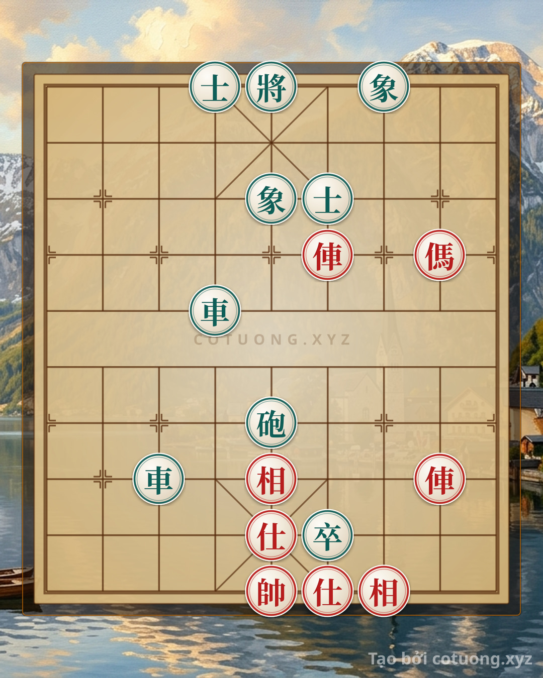 Challenge: Red General's Opening: Red Chariot at 4th File Opens the Palace, Black Cannon at 5th File is 'Held' - Super Difficult Tactics - Can you solve it?