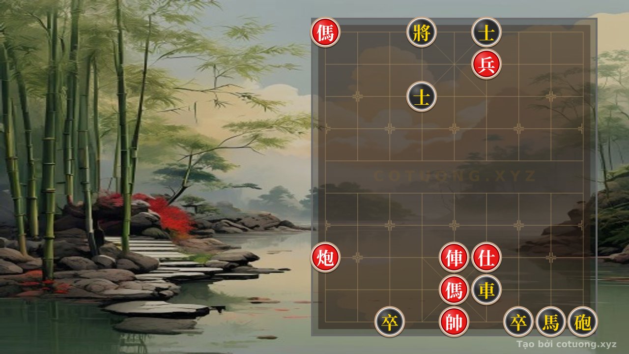 Thế cờ: The 'Xich Bi Chess Strategy' - Defeating the Black General with Two Red Horses — Cờ Tướng Online