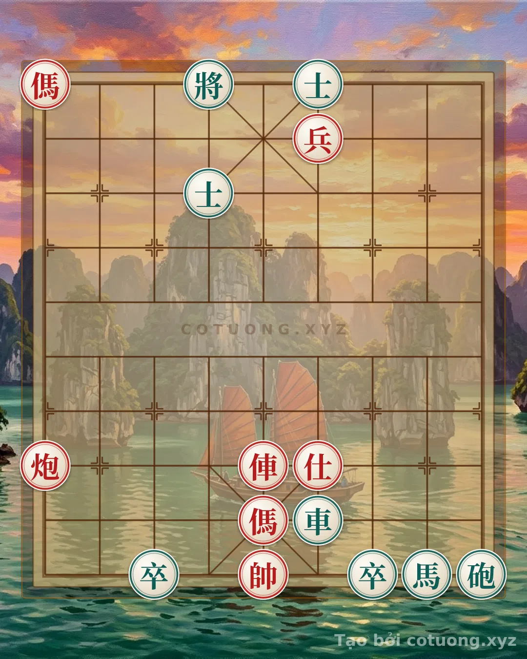 Challenge: The 'Xich Bi Chess Strategy' - Defeating the Black General with Two Red Horses - Can you solve it?