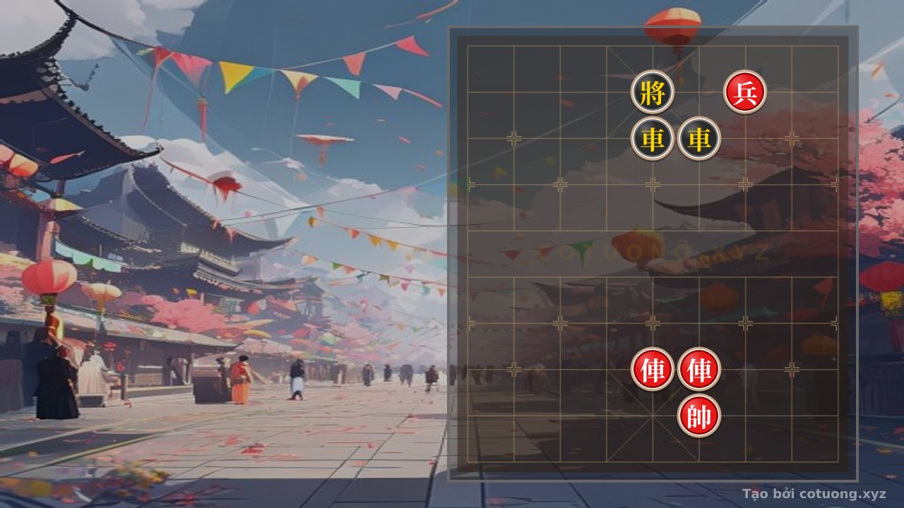 Thế cờ: Chess Master: The Tale of the Red Pawn and the Black General — Cờ Tướng Online