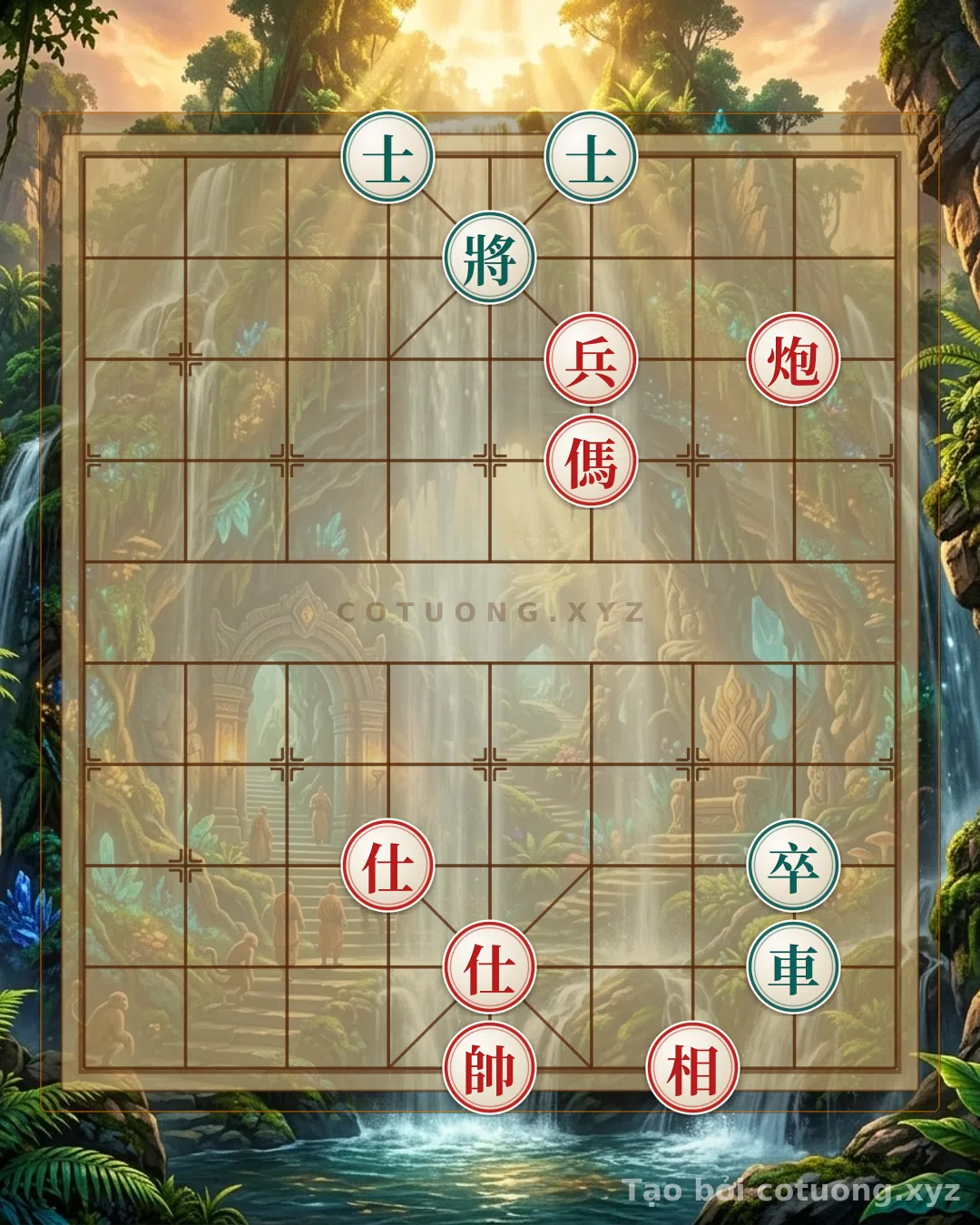 Thế cờ: Xiangqi Fire Missile Game: 'When the Black Chariot on File 8 Breaks the Siege and the Red Cannon on File 8 Awaits the 'Deadly Shot' — Cờ Tướng Online