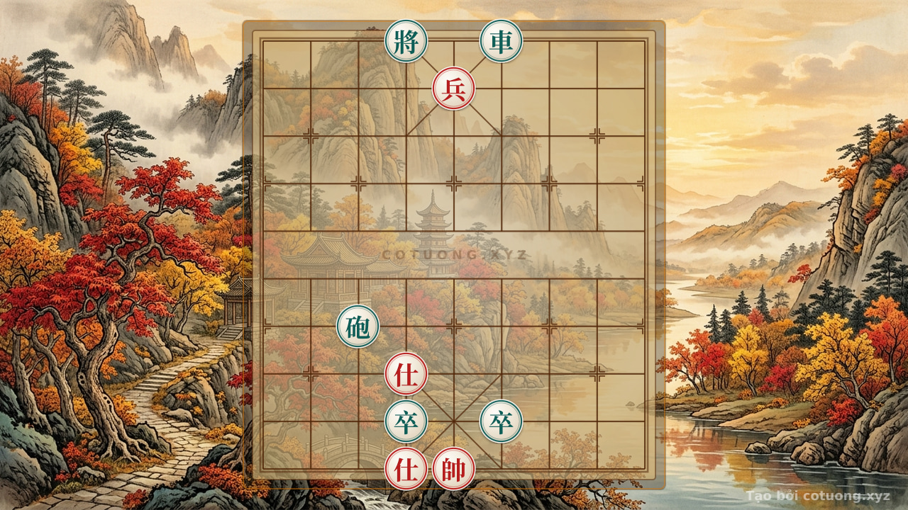 Thế cờ: Defeat this Xiangqi position like a pro: Analysis of Red's tactical play and Black's counterattack — Cờ Tướng Online