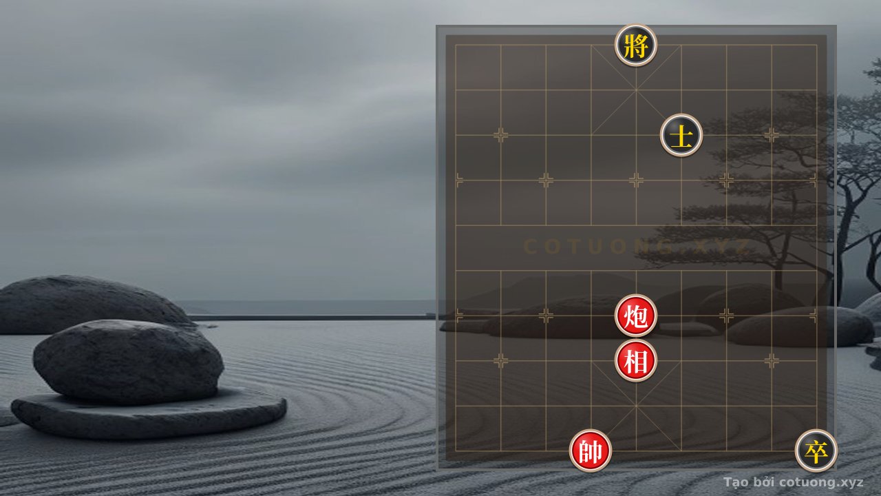 Thế cờ: Red Cannon Trap: The Hidden Enemy in the General's Position — Cờ Tướng Online