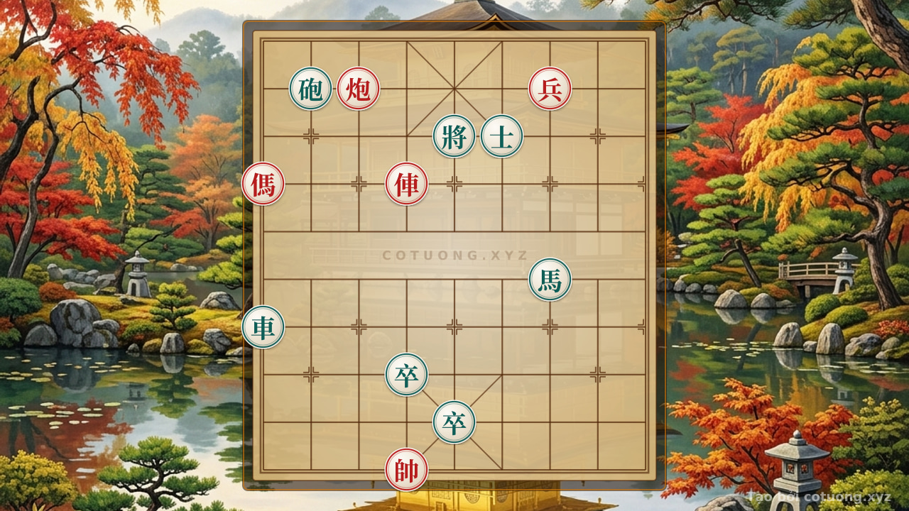 Thế cờ: Red General's 'Attacking' Black Formation: Defensive Tips and Fatal Mistakes — Cờ Tướng Online