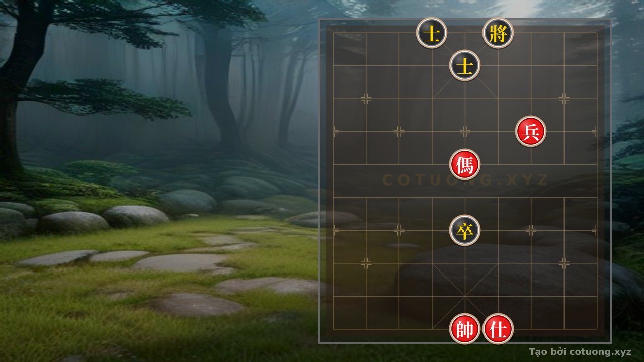 Thế cờ: Xiangqi (Chinese Chess) Lesson: The Art of Endurance in a Cramped Position — Cờ Tướng Online
