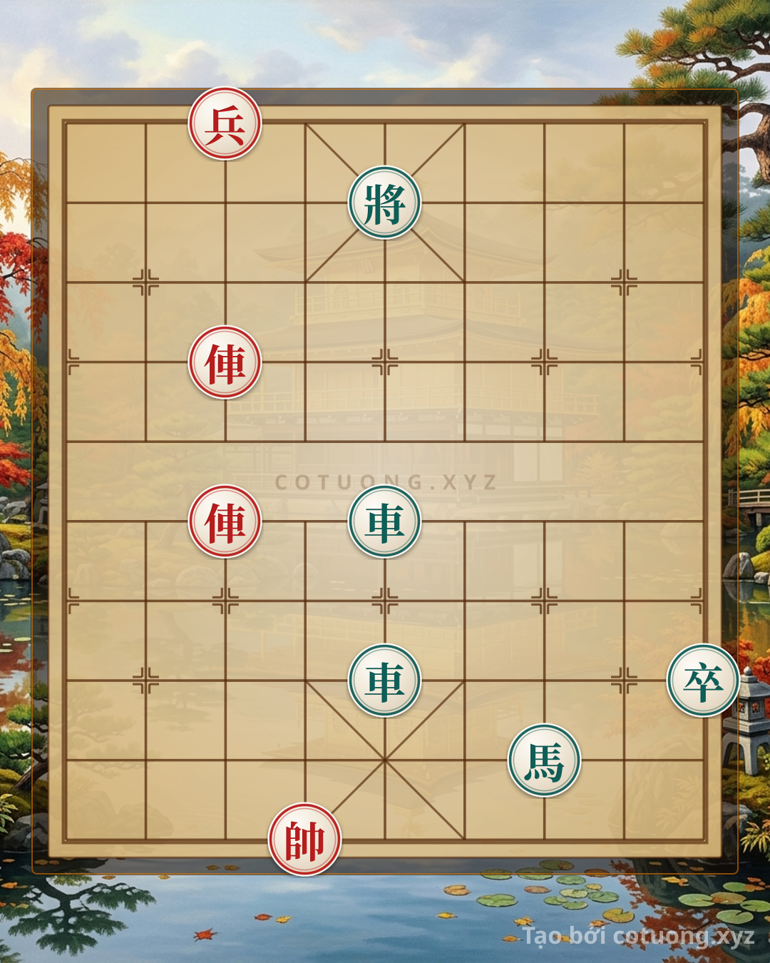 Challenge: The Rook Thrust: The Red's Checkmate Strategy in the '7 Rooks' Formation - Can you solve it?