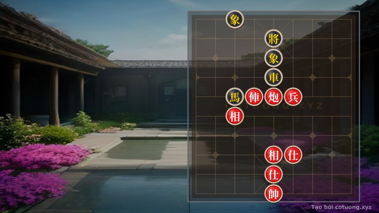 Thế cờ: Xiangqi: Rook Cannon Pawn 2 Advisors 2 Elephants vs Rook Horse 2 Elephants - Red's Suicide Tactics — Cờ Tướng Online