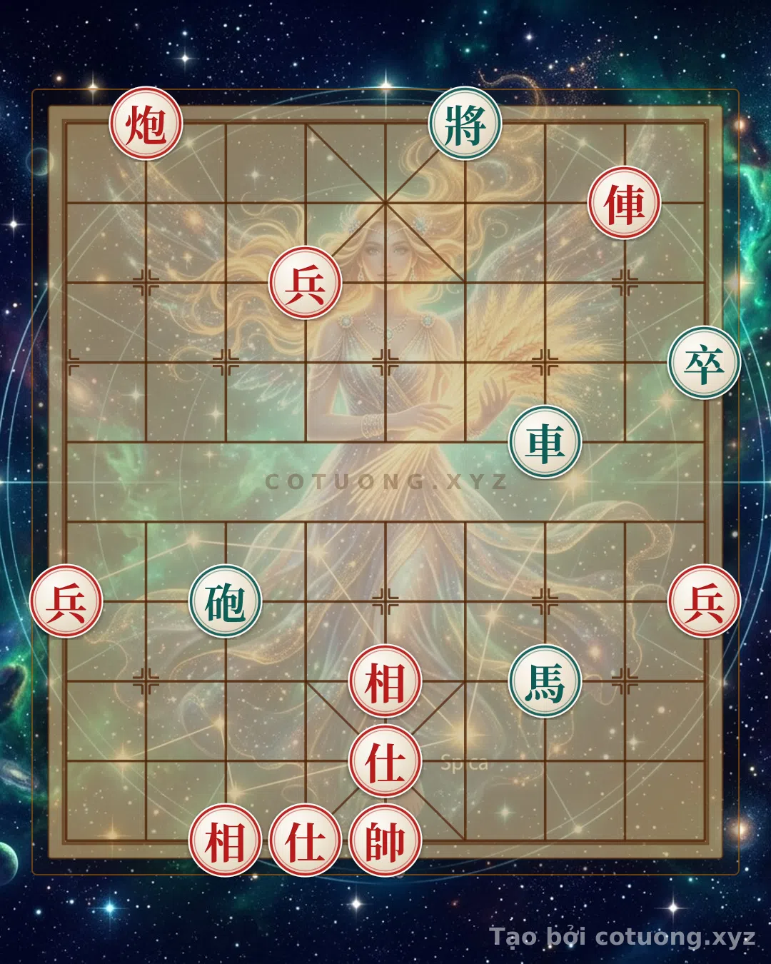 Thế cờ: 'Red Attack Compulsory' - Winning with 1 Rook, 2 Bishops & Empty Cannon: 