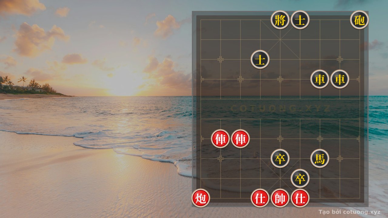 Thế cờ: Xiangqi: Red's Double Rook Strategy - How to Defeat Black in 10 Moves — Cờ Tướng Online