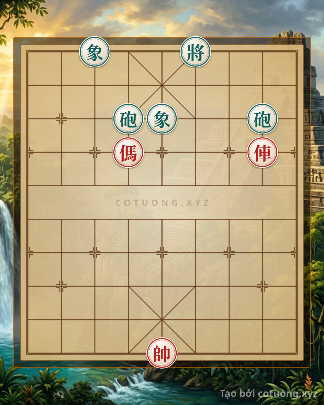 Challenge: Xiangqi: Red Chariot Wins Against Empty Black Cannon - Hidden Strategy - Can you solve it?