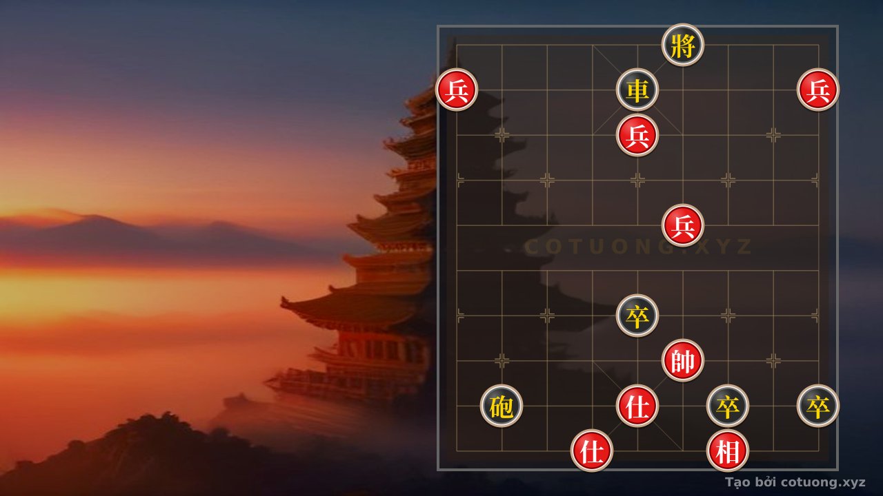 Thế cờ: Red Strategy: Cannon Directly Attacks the Black General - Chess Solution 1/10 — Cờ Tướng Online