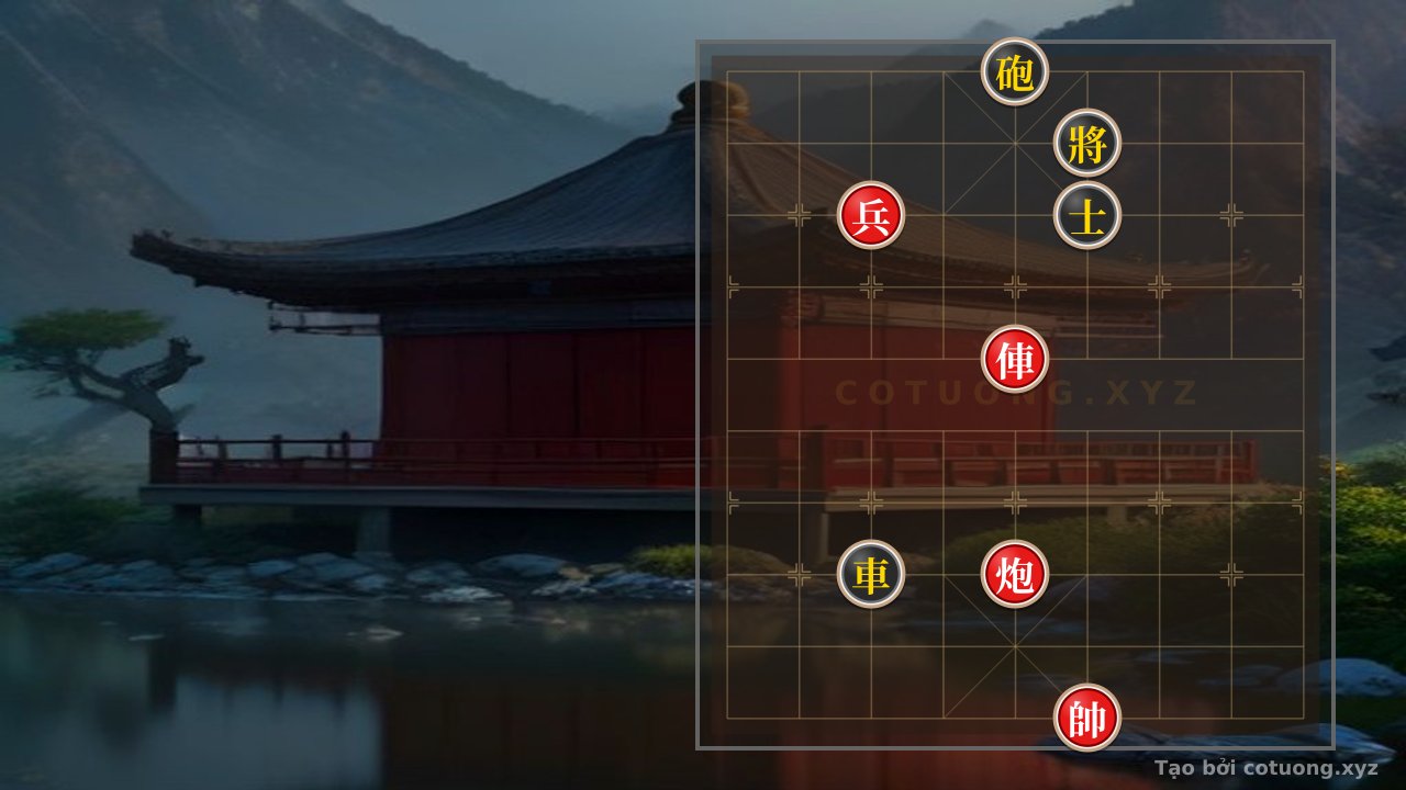 Thế cờ: Red General: Chariot Rushes Straight to File 6 - Super Fast Checkmate Tactics — Cờ Tướng Online