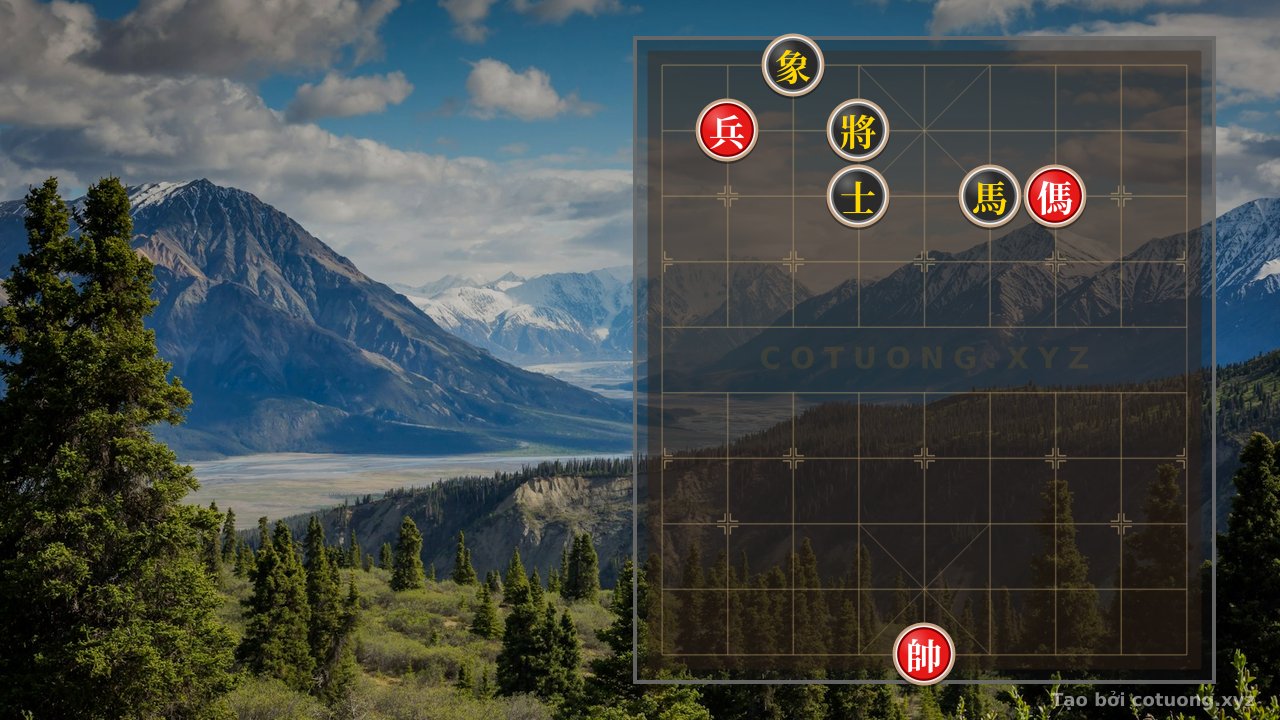 Thế cờ: Xiangqi (Chinese Chess): When the Red General Has Only 3 Pieces Left, Where to Move to Avoid a Disastrous Outcome? — Cờ Tướng Online