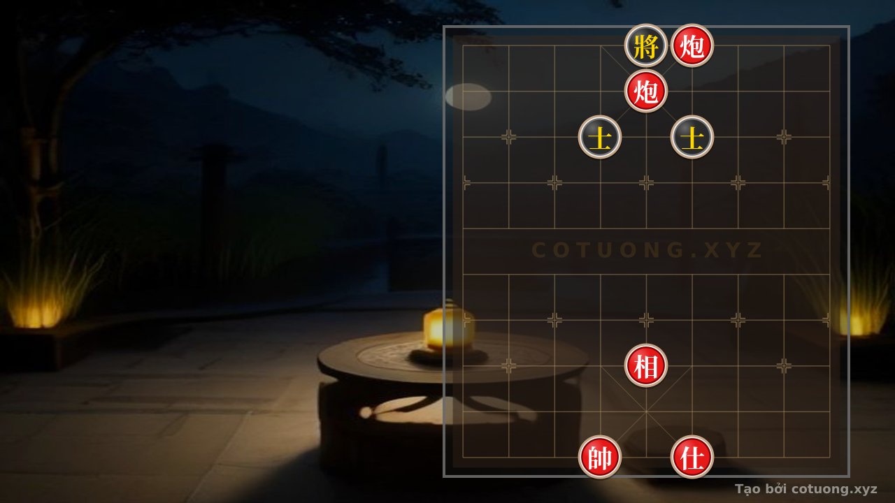 Thế cờ: Xiangqi: Red's Assault, Black's Defense - The 'Empty Cannon' Uprising — Cờ Tướng Online