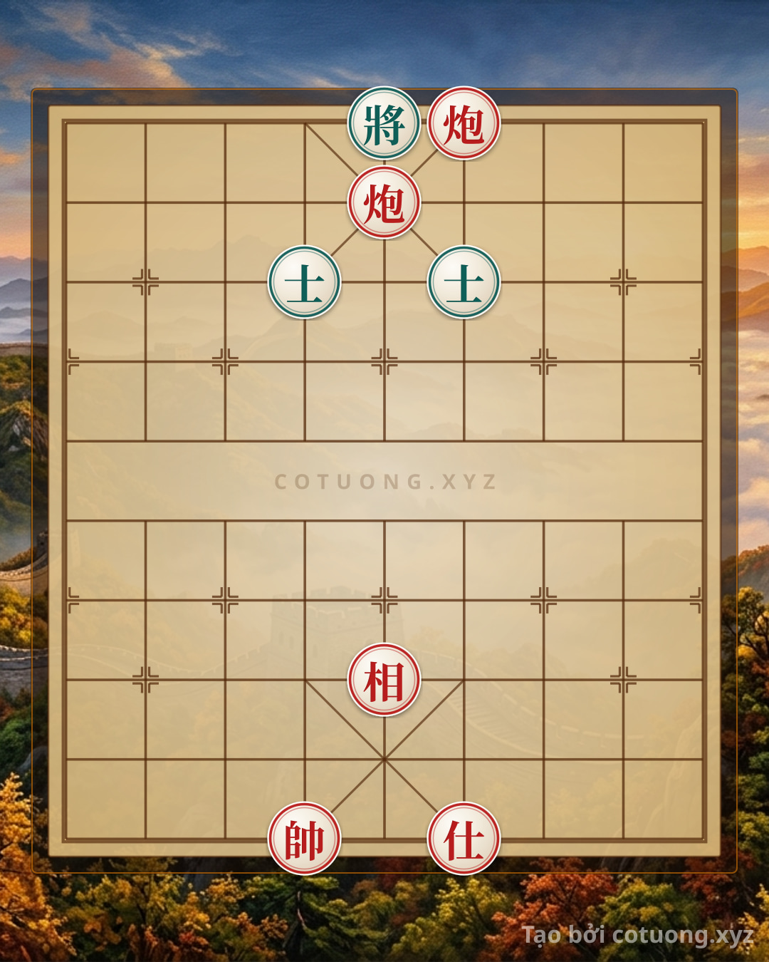 Challenge: Xiangqi: Red's Assault, Black's Defense - The 'Empty Cannon' Uprising - Can you solve it?