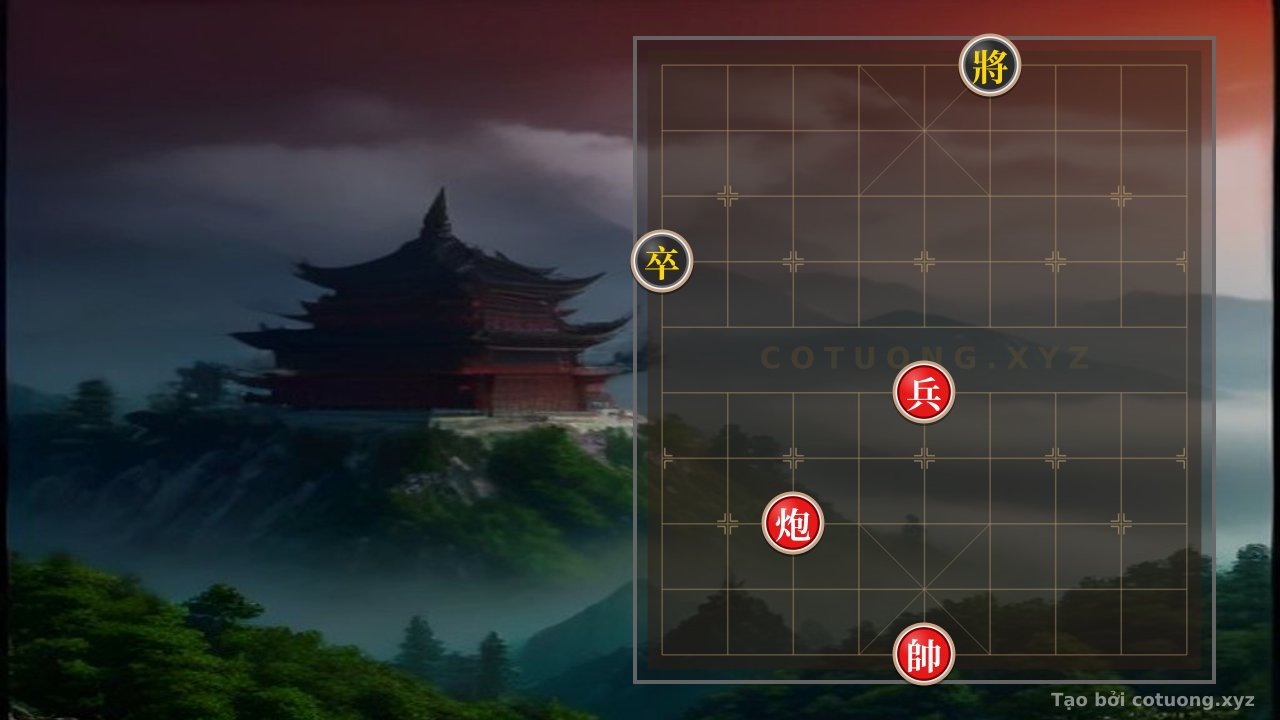 Thế cờ: Midnight Moon Over the Chessboard: Red's First Conquest of the 'Pawn Cannon' Formation — Cờ Tướng Online