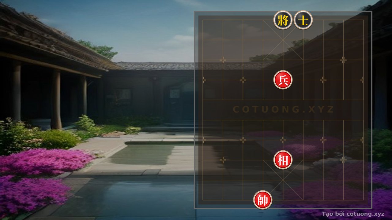 Thế cờ: Dangerous Xiangqi Position: Black General Alone vs. Red Pawn's Aggressive Advance — Cờ Tướng Online