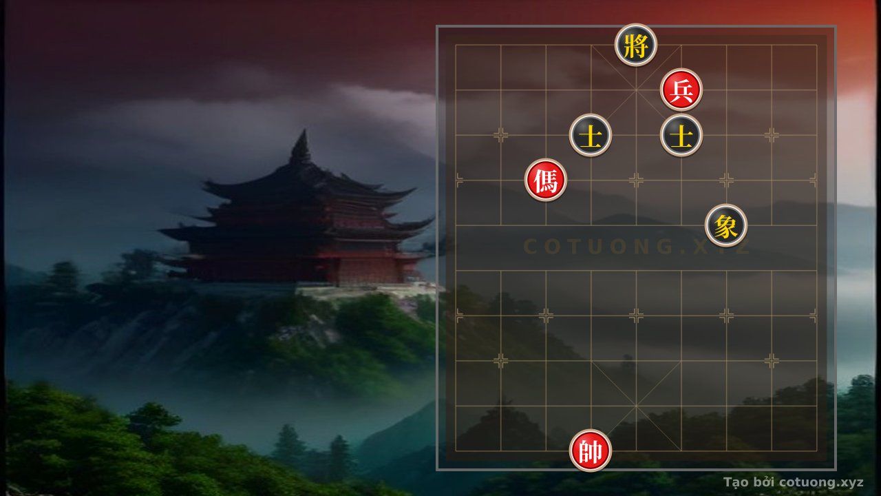 Thế cờ: Unique Xiangqi Formation: Swift Attack with Pawn and Horse - The Red Side's Breakthrough Strategy — Cờ Tướng Online