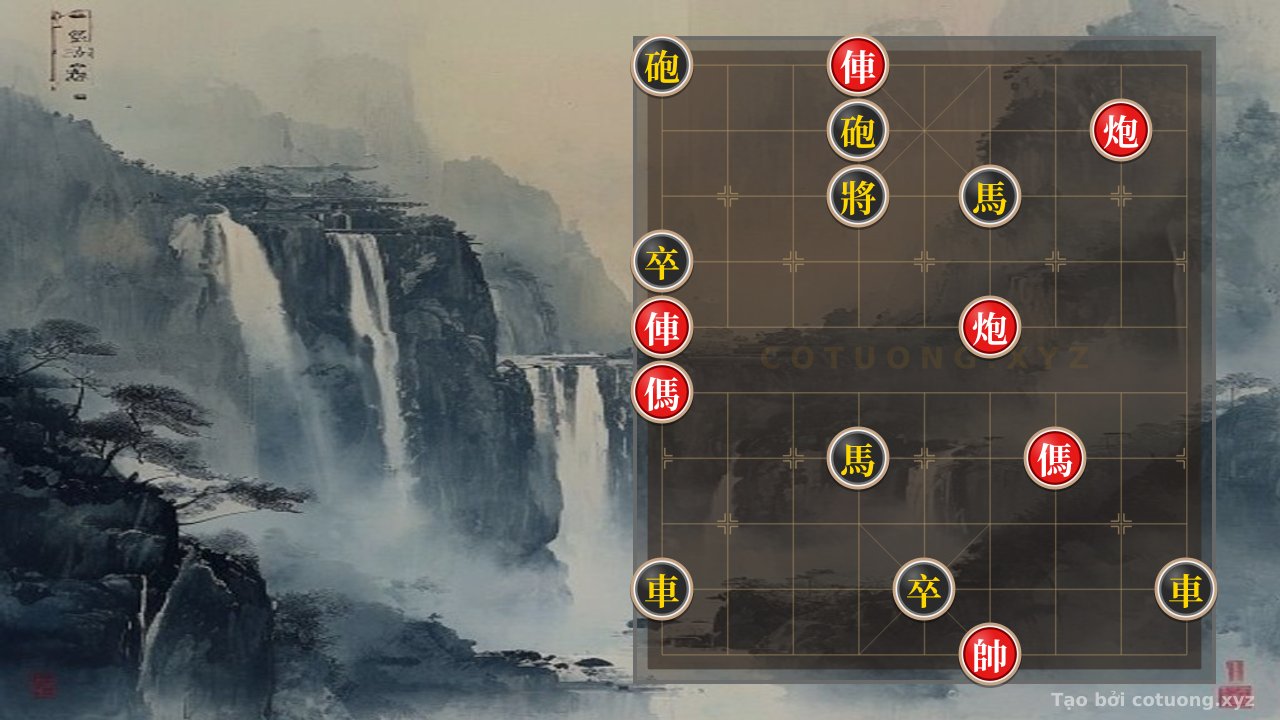 Thế cờ: Practical Tactics: 2Rooks 2Cannons 2Horses vs. 2Rooks 2Cannons 2Horses 2Pawns - Intelligence Challenge — Cờ Tướng Online