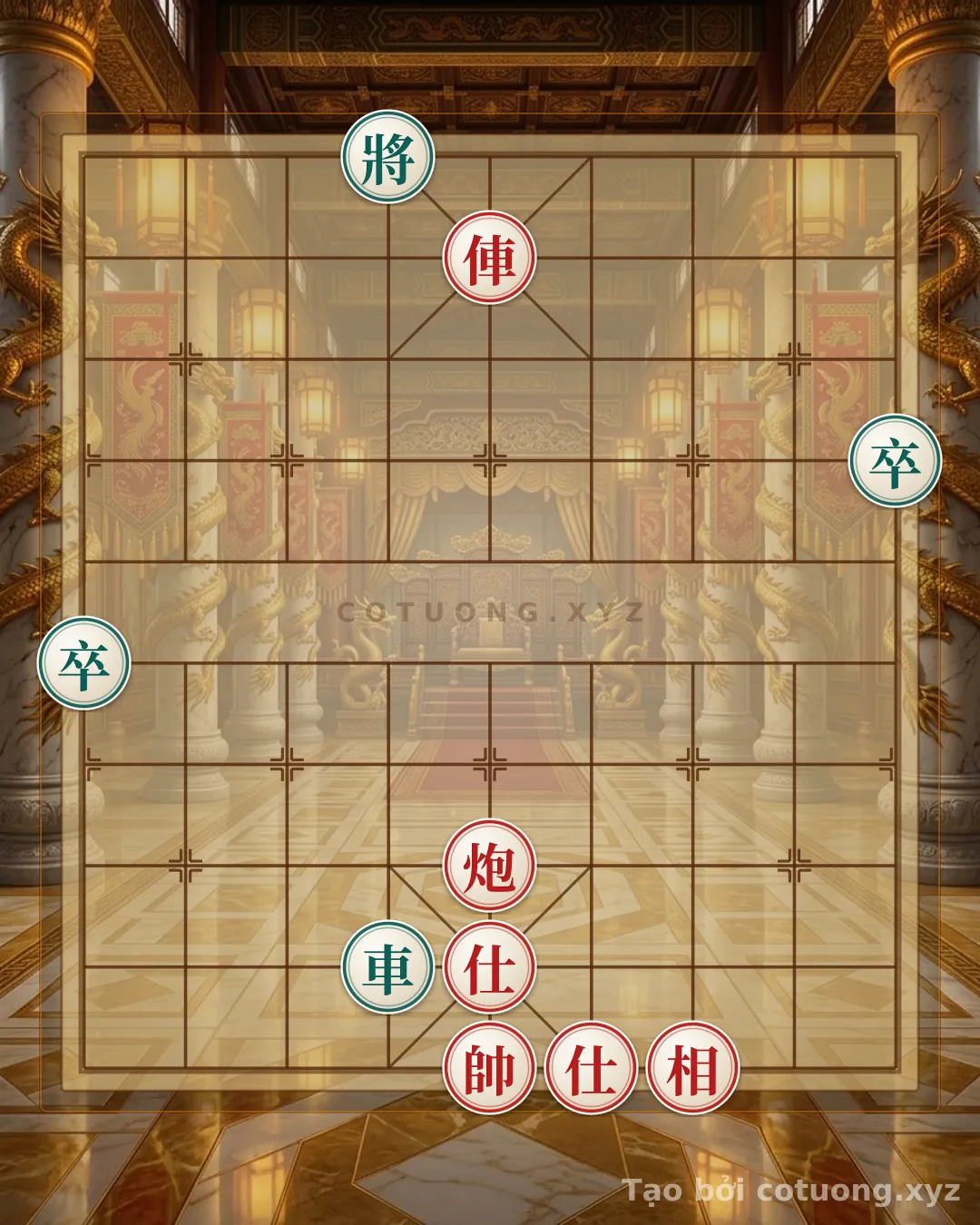 Challenge: The Iron Blood Gambit: Red Chariot and Cannon vs. Black Elephants and Horses in a Single Move of Sorrowful Genius - Can you solve it?