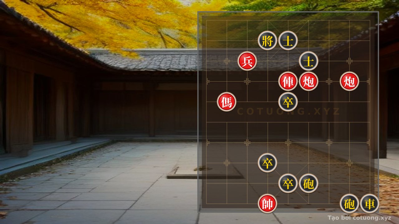 Thế cờ: Xiangqi: Double Horse Legs Strategy - Plan to Defeat the Black General Like a Red Firecracker — Cờ Tướng Online