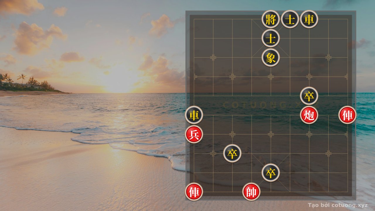 Thế cờ: The Secret of the 'Empty Cannon' Strategy: Ancient Chess Tactics from the Board — Cờ Tướng Online