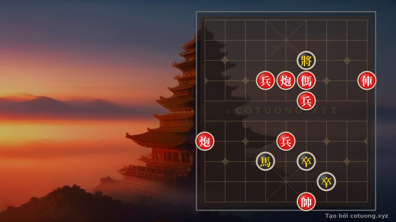 Thế cờ: The Peak of the Sentinel's Strategy: The Rook and Two Cannons vs. the Double Horse - The Mournful Move That Created a Legend — Cờ Tướng Online