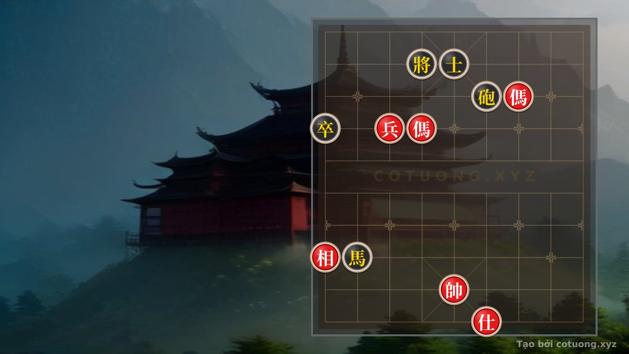 Thế cờ: Divine Strategy: Red Horses vs. Black Elephant - The Winning Tactics — Cờ Tướng Online