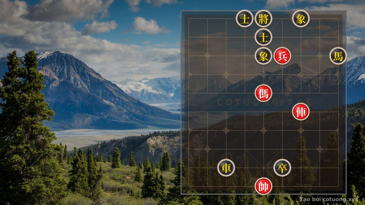 Thế cờ: Red General's Pawn Break: Double Horse Leg Strategy at Road 5, Rank 6 — Cờ Tướng Online
