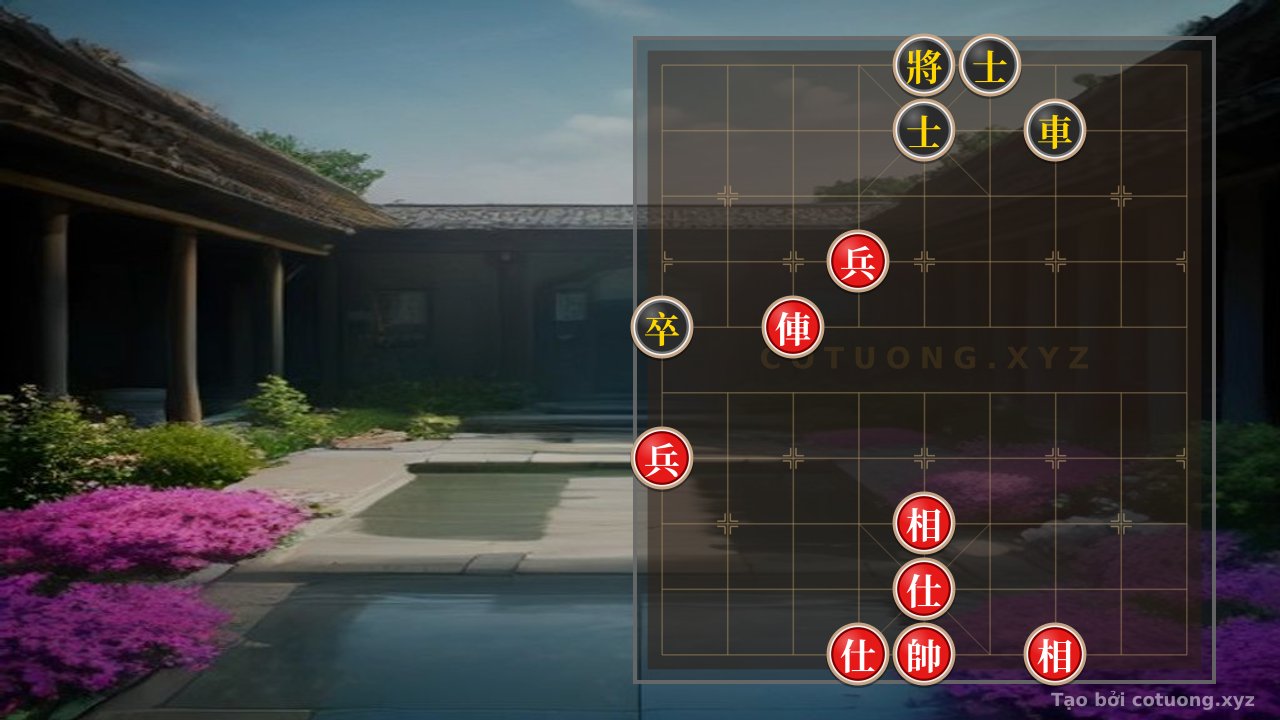 Thế cờ: Red General Chess: Defensive Tactics and Counterattacking from a Tricky Position — Cờ Tướng Online