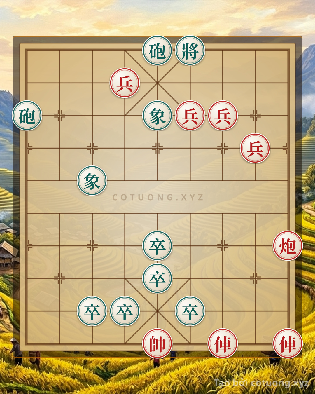 Challenge: Zen Strategy in Red vs Black Xiangqi – Winning Secrets from the Board - Can you solve it?