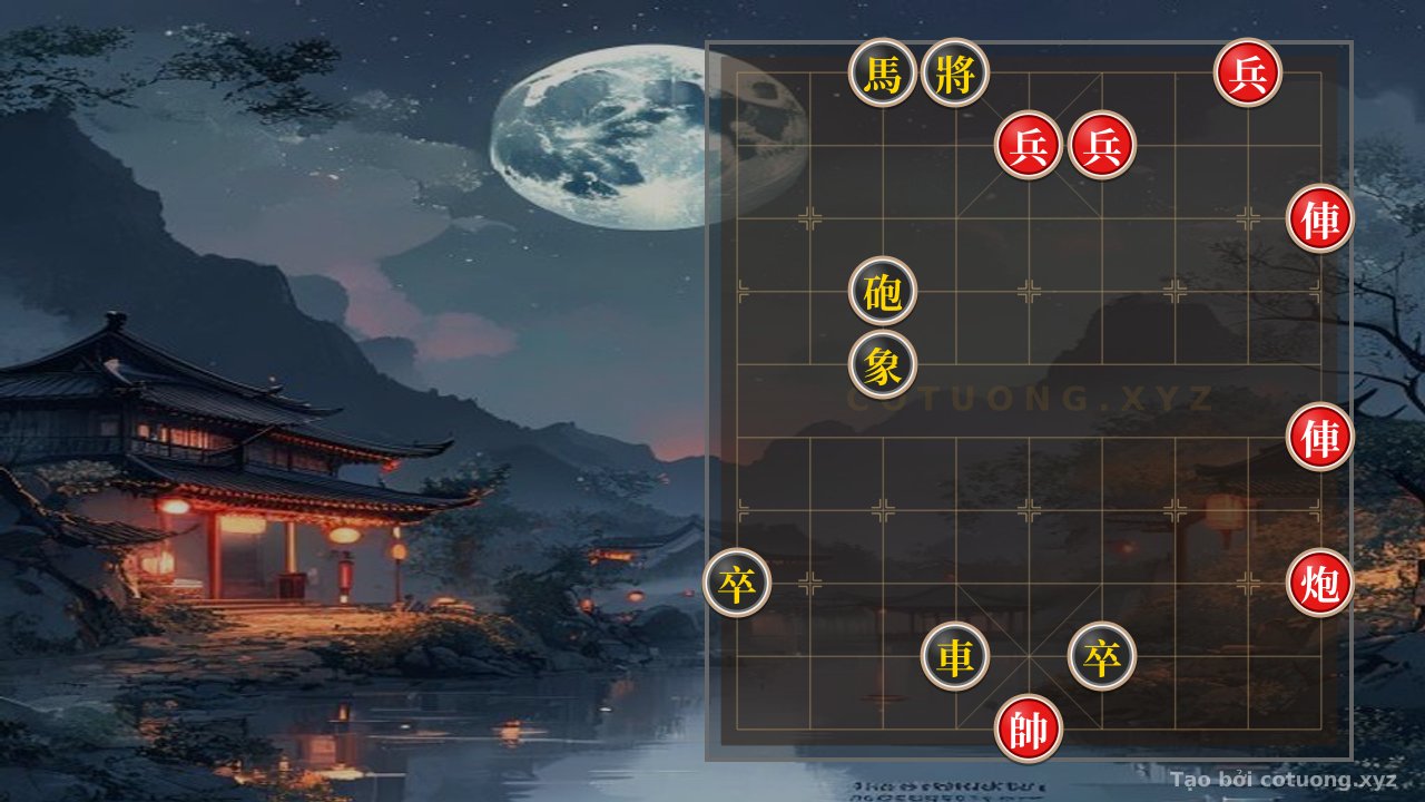 Thế cờ: The Secret of the Double Cannon vs. Rook Cannon Horse: The Decisive Battle on File 1 and File 5 — Cờ Tướng Online