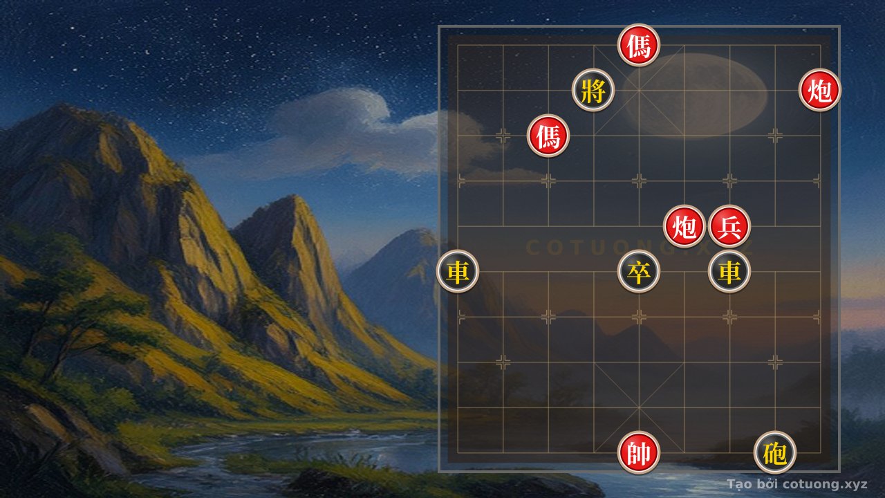 Thế cờ: Red Horse Exchange: Extreme Pawn Sacrifice Tactics in Xiangqi — Cờ Tướng Online