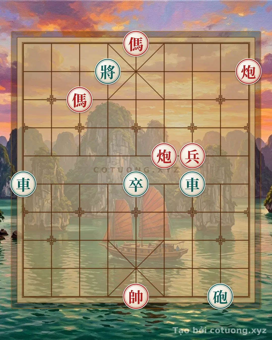 Challenge: Red Horse Exchange: Extreme Pawn Sacrifice Tactics in Xiangqi - Can you solve it?