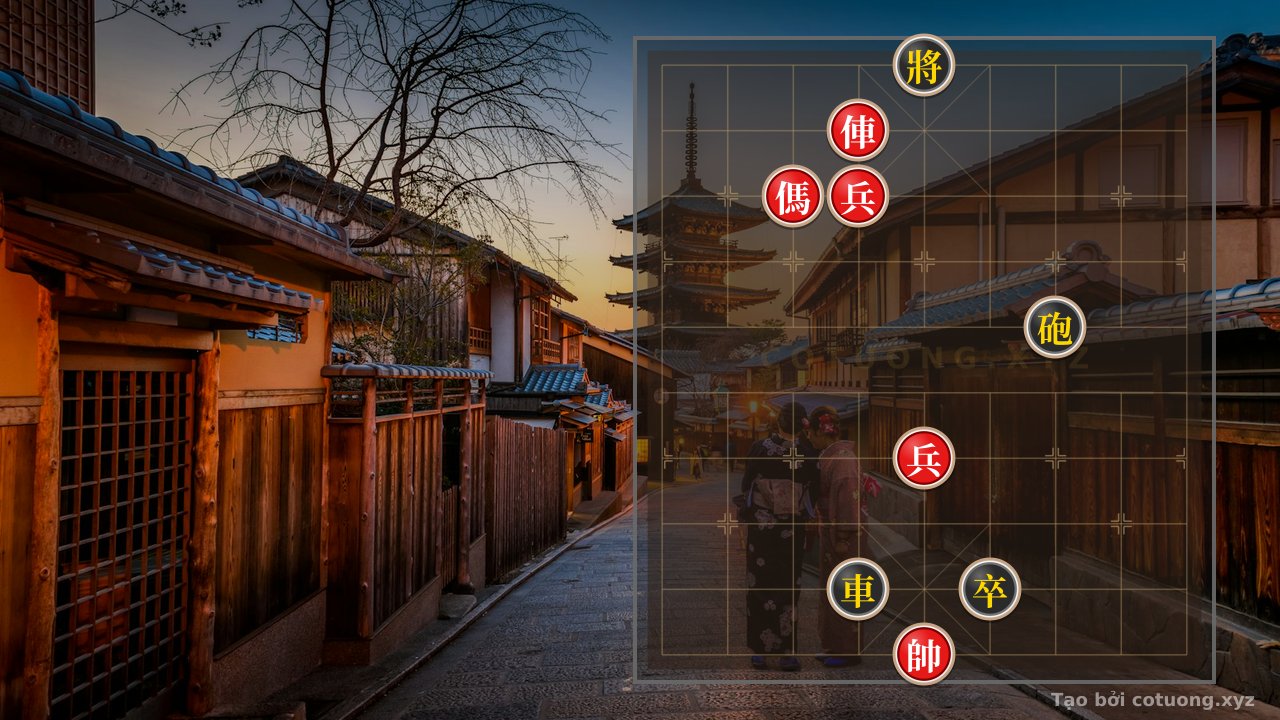 Thế cờ: Red's Rook and Cannon Trap: How Black is 'Bullied' in a 1/10 Opening — Cờ Tướng Online