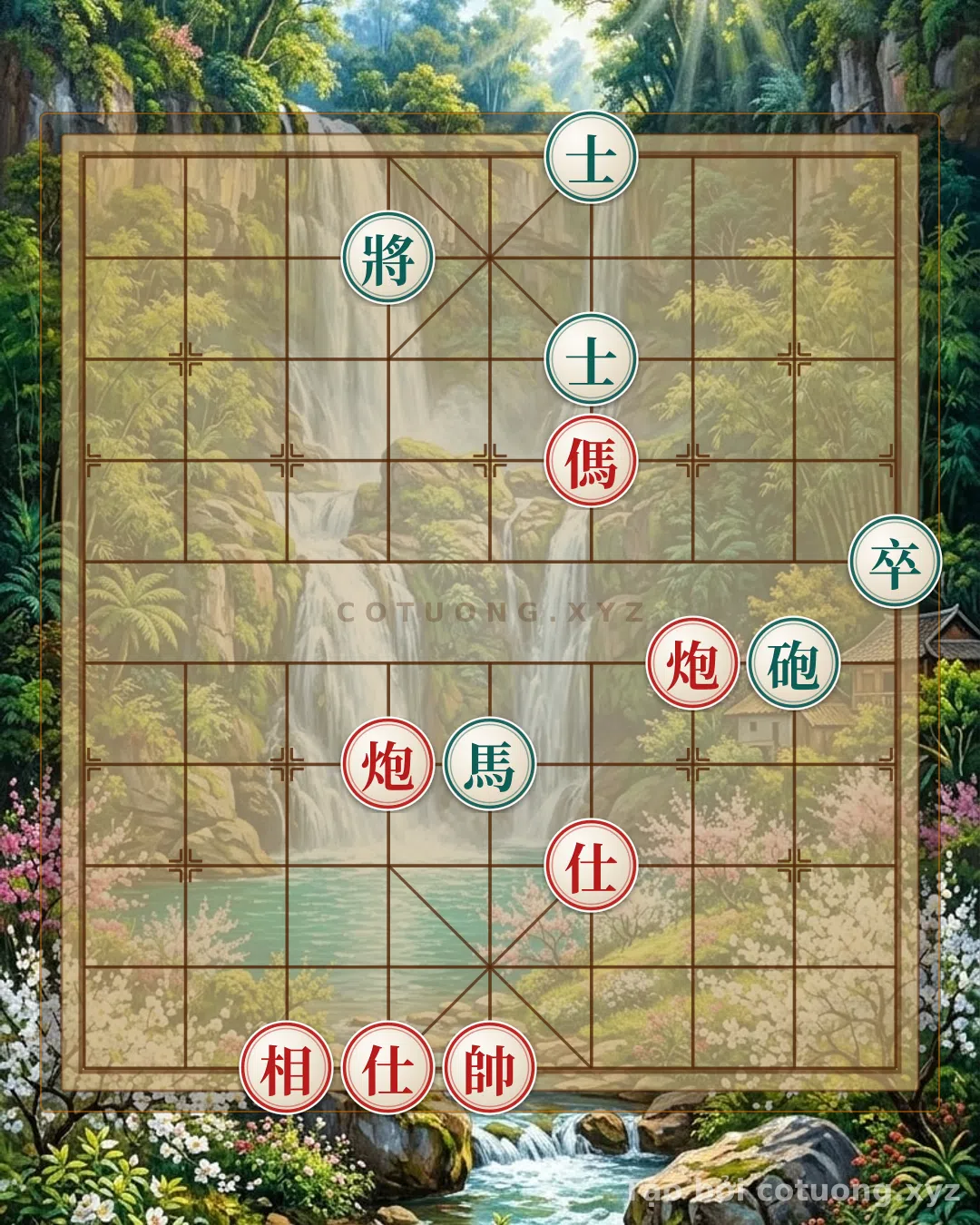 Thế cờ: The Ultimate Cannon and Horse Strategy: The Fateful Battle Between the Red Double Horse and the Black Horse Cannon — Cờ Tướng Online