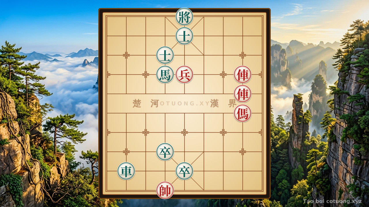 Thế cờ: Xiangqi: The Strategy of Black's Elephant Charge Against the Red Rook — Cờ Tướng Online