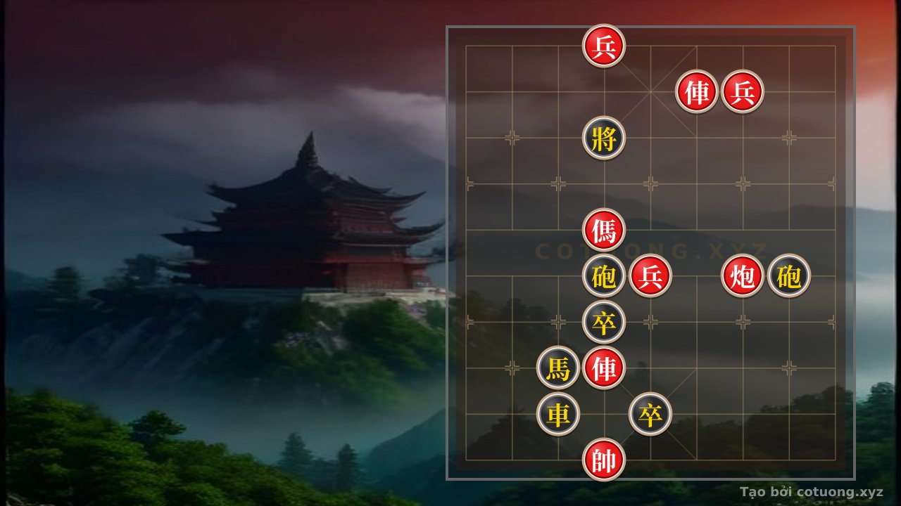 Thế cờ: The Secret of 'Black Rook Retreats' in the 'Red Cannon Empty' Formation - Psychological Analysis by — Cờ Tướng Online