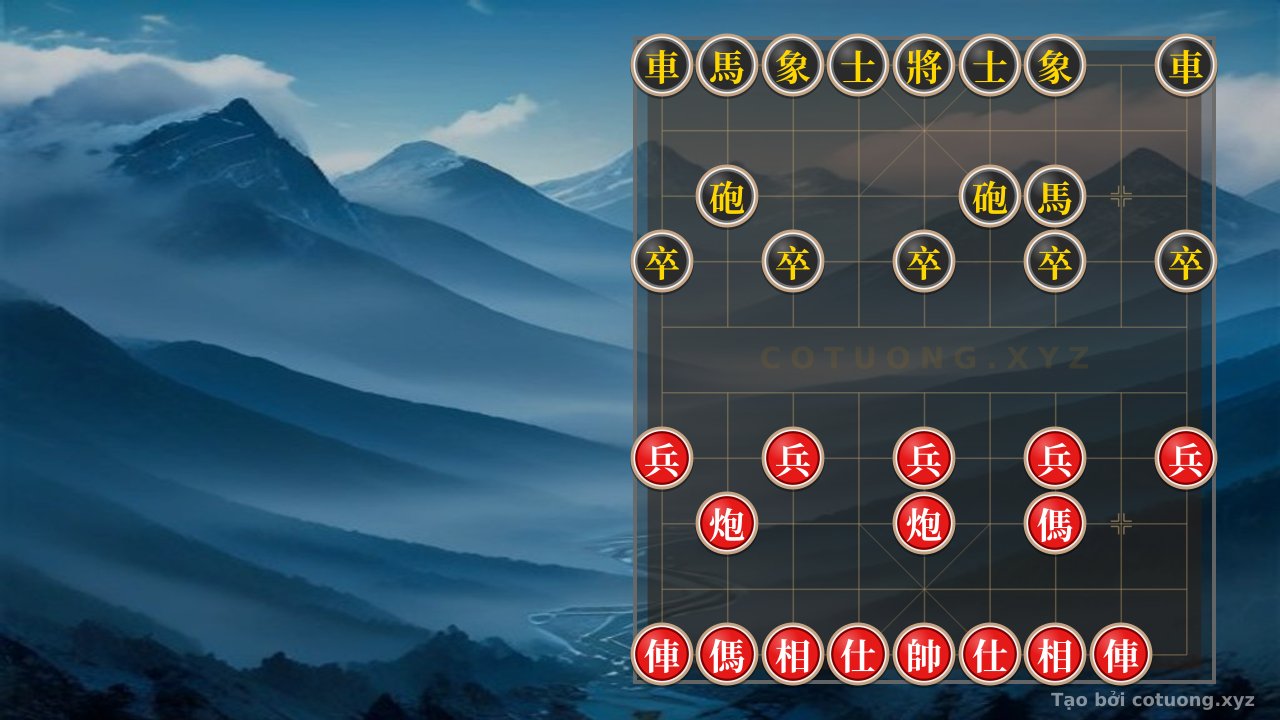 Thế cờ: Classic Formation: Double Horses Interlocking - Defensive Strategy for the Red Army — Cờ Tướng Online