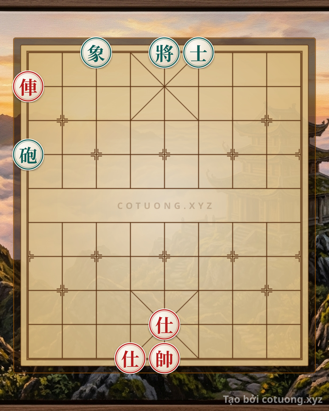 Challenge: Red Warrior: Defensive Counterattack in the Xiangqi General's Formation - Can you solve it?