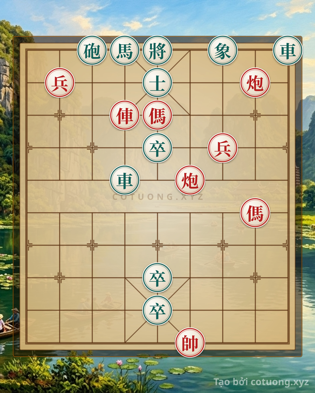 Challenge: Red General's Crushing: Rook's Straight Thrust Strategy on Row 6 - Detailed Explanation - Can you solve it?