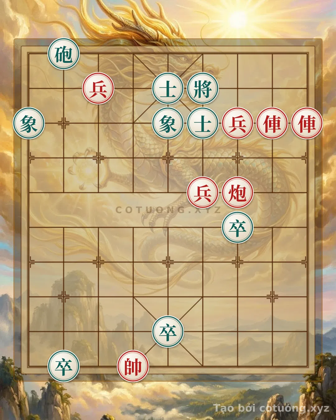 Thế cờ: The 'Black Cannon on File 2' Trap - The Red's Strategic Secret in Chinese Chess — Cờ Tướng Online