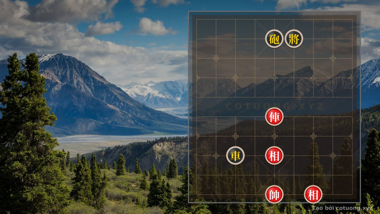 Thế cờ: Xiangqi Position: 'Black Cannon on File 5' - Defensive Strategies from a Disadvantaged Position — Cờ Tướng Online