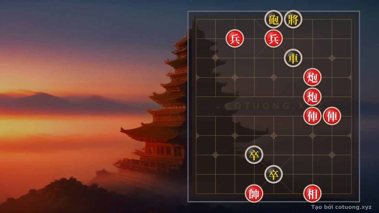 Thế cờ: Xiangqi: 'Red Cannon Exposed 3' - Strategy to Break Through Like the Battle of Red Cliffs — Cờ Tướng Online