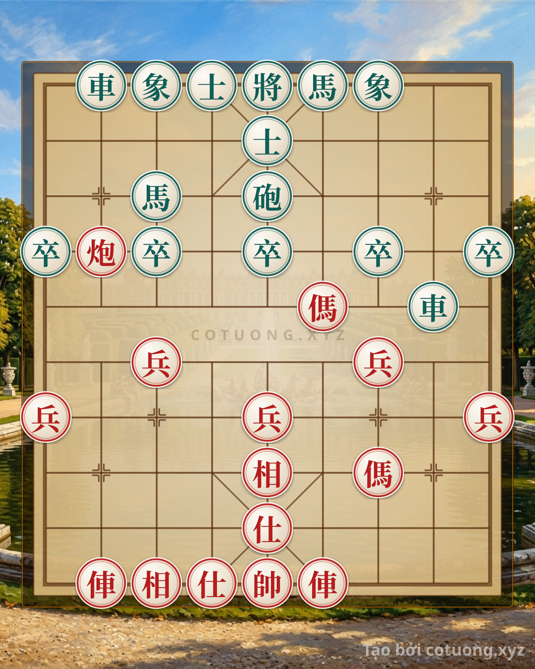 Challenge: Xiangqi Super Difficult: Red Chariot at 8th File 1st Rank Wins in 5 Moves - Can you solve it?