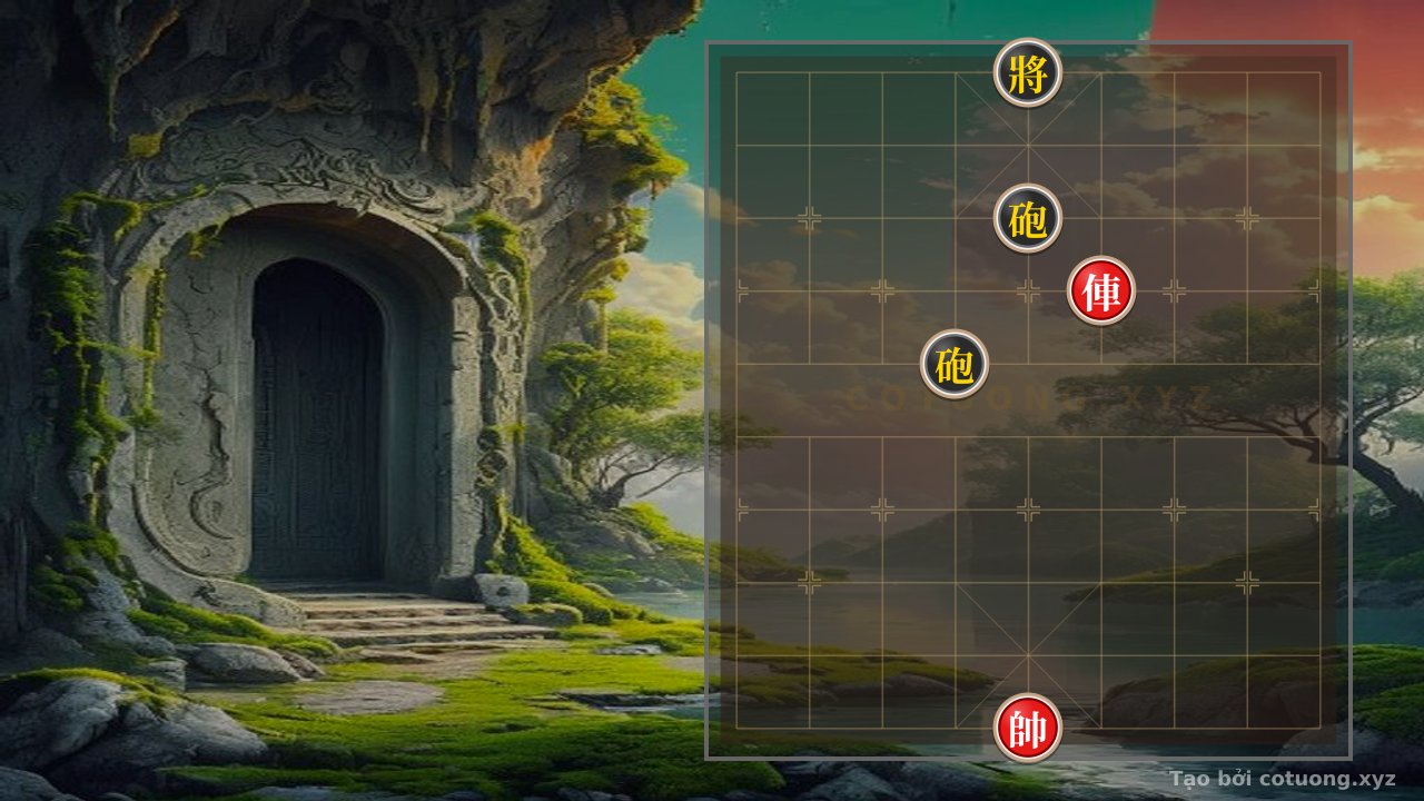 Thế cờ: Xiangqi Tactics: Red Rook vs. Two Black Cannons — Cờ Tướng Online